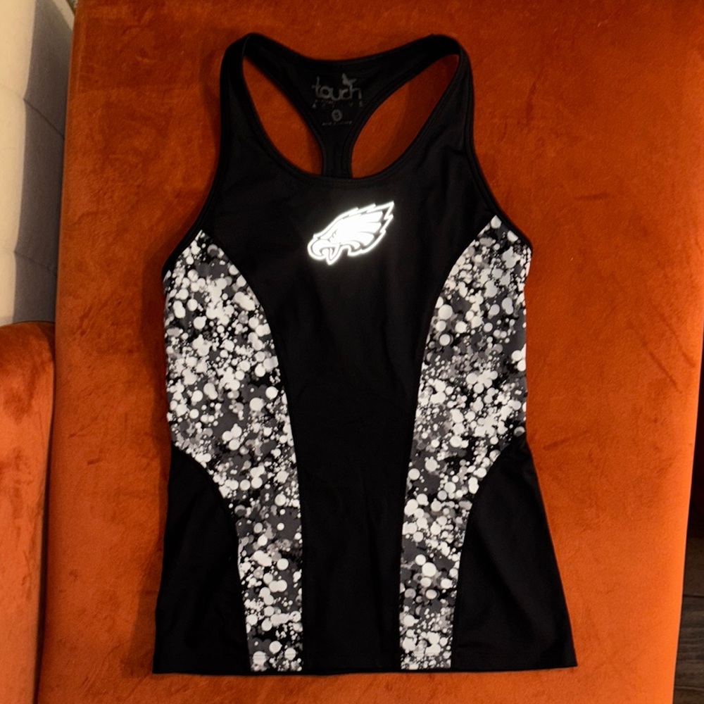 Black and White Athletic Tank Top